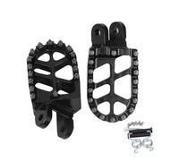 RORVECQ Accessoires de Moto Repose-Pieds Cale-Pieds Pédales Pour Africa Pour Twin CRF1000L CRF1000 DCT CRF230L CR80R CR85R CRM250 XR250R(NOIR)