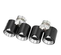 RORVECQ Accessoires D'échappement Pour Série 6 640i F12 F13 Système D'échappement Quadruple M6 En Fibre De Carbone(Carbon Texture A)
