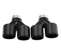 RORVECQ Accessoires D'échappement Pour Série 6 640i F12 F13 Système D'échappement Quadruple M6 En Fibre De Carbone(Carbon Texture E)