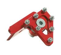 RORVECQ Accessoires Frein Pliant Pour Moto Tête De Pédale Frein Universelle Rotative CNC Alliage D'Aluminium(ROUGE)
