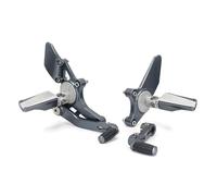 RORVECQ Accessoires Moto Rétropédaleur CNC Pieds Repose-pieds Support Pédales Pour B&MW Pour RNINET Pour NINET R9T 2021-(Titane)
