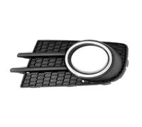RORVECQ Accessoires Voiture Coque Phare Antibrouillard Avant Cadre Pour VW Pour T&IGUAN 2012-2018 Support Phare Antibrouillard Avec Anneau Chromé(Gauche)