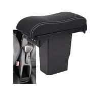 RORVECQ Accoudoir De Voiture Avec Port USB Pour Peugeot 2008 2012 2013 2014 2015 2016 2017 2018 Détails Intérieurs(Black white 3USB)