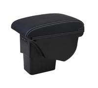 RORVECQ Accoudoir De Voiture Pour Kia Pour Soul 2009 2010 2011 2012 2013 2014 Boîte De Rangement Pour Pièces De Rechange 3 Ports USB(A3 Cuir artificiel)