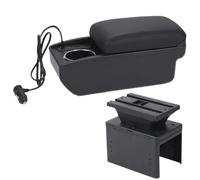 RORVECQ Accoudoir Universel Auto Accoudoir Modèle Universel Boîte D'accoudoir Centrale Boîte De Rangement Auto(Charge rapide A2)