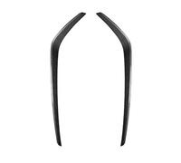 RORVECQ Aileron De Couteau À Vent Avant Grille Latérale Entrée d'air Sortie Parement pour VW pour Golf 7.5 GTI 2017 2018 2019(Noir de Carbone)