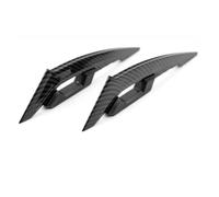 RORVECQ Ailerons Latéraux Moto Spoiler Aérodynamique Dynamique Ailerons Garniture Carrosserie Autocollant Carénage Déflecteurs d'air Accessoires Extérieurs(Noir de Carbone)