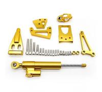 RORVECQ Amortisseur De Direction CNC Pour Kawasaki Pour NINJA 400 650R ER-6N ER6F 2009 2010 2011 Kit Montage Et Support Inclus(Model E)