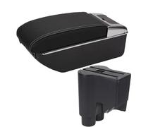 RORVECQ Boîte À Accoudoir Voiture Boîte De Rangement Central Bras De Stockage Pour Daihatsu Pour Sirion Pour Materia 2007-2015(A3 Noir blanc 7USB)