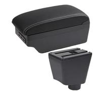 RORVECQ Boîte D'accoudoir Pour R&enault Pour Clio Captur Pour Clio1 Pour Clio2 Pour Clio3 Pour Clio 4 Boîte D'accoudoir De Voiture(C3 ligne blanche 7USB)