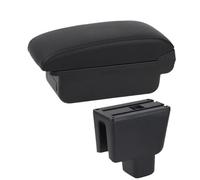 RORVECQ Boîte D'accoudoir Voiture Pour BR-V Boîte D'accoudoir Centrale Boîte De Rangement Intérieur Pièces De Retrofit Accessoires Auto(Ligne noire A2 Pas d'USB)