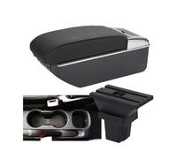 RORVECQ Boîte D'appuie-bras Auto Boîte De Rangement Bras Accessoires Pour C&hevrolet Pour Trax Pour Tracker 2015 2016 2017 2018(B2 Black black 3USB)