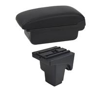 RORVECQ Boîtier De Bras Auto Pour F&ord Pour Focus 3 Mk3 2011 2012 2013 2014 2015 2016-2020 Stockage De Console Centrale(Ligne noire B1)