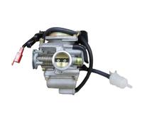 RORVECQ Carburateur pour 125cc pour Sym Symply Jet 4 Euro MX SR St VS Symphony Fiddle II 2 III 3 Shark Joyride Allo Orbit Crox 125 Carb(Argent)