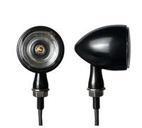 RORVECQ Clignotant Moto Clignotant Universel 3 en 1 Avant Blanc Feu De Position Feu Stop Clignotant Clignotant À LED 1000 DF(Black 3 Wires)