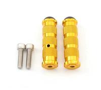 RORVECQ CNC Aluminium Motocyclette Course Vélo Repose-Pieds Pédales Pédales Universel Pour Motos 8MM(Or)
