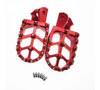 RORVECQ CNC Repose-pieds Cale-pieds pour CRF150F CRF230F CRF150 CRF230 CRF 150F 230F 230 2003 2004 2005 2006 2007 2008 2009 2010 2011-2023(ROUGE)