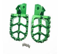 RORVECQ CNC Repose-pieds Cale-pieds pour CRF150F CRF230F CRF150 CRF230 CRF 150F 230F 230 2003 2004 2005 2006 2007 2008 2009 2010 2011-2023(Vert)