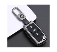 RORVECQ Coffret De Clé Voiture 3 Boutons pour VW pour Golf pour Jetta pour Polo pour Skoda pour Yeti pour Superb pour Rapid pour Octavia(Gray,Model 2)