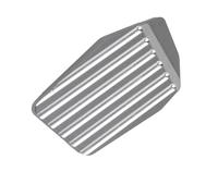 RORVECQ Élargisseur D'Extension De Pédale De Frein Arrière De Moto Pour K1600GT K1600GTL K1600B K1600GA K1600 GT GTL B GA(GRIS)