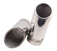 RORVECQ Embout De Silencieux D'échappement Chromé En Acier Inoxydable Pour Mercedes Pour Benz C180 2010 2011 2012 2013 Pièces
