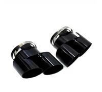 RORVECQ Embout De Silencieux D'échappement Double Sortie En Acier Inoxydable Pour X5 X6 G05 G06 Accessoires De Modification Automobile(NOIR)