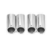 RORVECQ Embout D'échappement En Acier Inoxydable Pour G07 X7 G06 X6 G05 X5 M40i M50i 2019 2020 2021 2022 2023 2024(Argent)