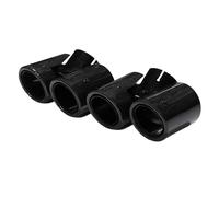 RORVECQ Embout D'échappement En Fibre De Carbone Pour Land Rover Pour Defender 90 110 130 2.0T 3.0T 2020 2021 2022 2023 2024(3.0T Carbon Fiber Texture)