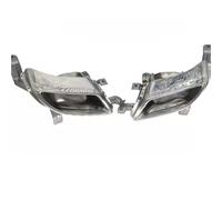 RORVECQ Embout Décoratif De Silencieux D'échappement Arrière En Acier Inoxydable Pour Hyundai Pour Santa Fe DM 2013 2014 2015(Gauche et Droite)