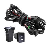 RORVECQ Faisceau De Câblage Pour Phares Antibrouillard Pour Toyota Pour Corolla RAV4 Pour Sienna Pour Solara Douille H11 Interrupteur Et Témoin LED Relais AT