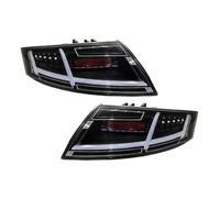 RORVECQ Feux Arrière De Voiture Pour TT 2006-2014 | Mise À Niveau Du Feu Arrière LED DRL Dynamique.(Noir Blanc)