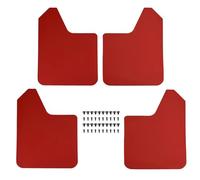 RORVECQ Garde-Boue Rouge Racing/Sport Garde-Boue Universels Garde-Boue Garde-Boue Avant Et Arrière pour Voiture SUV Van Pickup Rallye(4pcs)