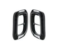 RORVECQ Garniture De Tuyau D'échappement En Plastique ABS Pour Mercedes Pour Benz GLC GLE GLS W167 W253 2020 2021 2022 2023 2024(Texture en fibre de carbone)