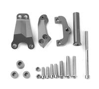 RORVECQ Kit De Fixation D'amortisseur Direction Réglable En Aluminium CNC Pour Kawasaki ER6N 2012 2013 2014 2015 2016(Model W)