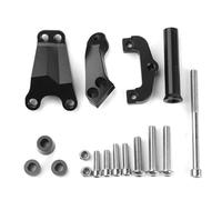 RORVECQ Kit De Fixation D'amortisseur Direction Réglable En Aluminium CNC Pour Kawasaki ER6N 2012 2013 2014 2015 2016(Model T)