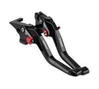 RORVECQ Leviers De Frein Et D'embrayage Courts Pour Moto Pour KAWASAKI Z750 Z 750 (pas Le Modèle Z750S) 2007 2008 2009 2010 2011 2012(Noir rouge)