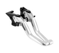 RORVECQ Leviers De Frein Et D'embrayage Courts Réglables En Aluminium Pour Motos Pour Triumph Pour Trident660 2021-2024(Argent)