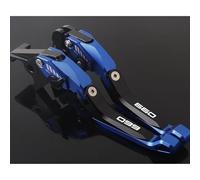 RORVECQ Leviers De Frein Et D'embrayage Pliables Extensibles En Aluminium Pour Moto Pour Triumph Pour Daytona 660 2024-2025(Blue black)
