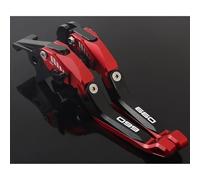 RORVECQ Leviers De Frein Et D'embrayage Pliables Extensibles En Aluminium Pour Moto Pour Triumph Pour Daytona 660 2024-2025(Red black)