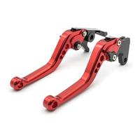RORVECQ Leviers De Frein Et D'embrayage Réglables CNC Pour Moto Pour Triumph Pour Street Pour Triple R 765 2020 2021 2022 2023 2024(ROUGE,147mm)