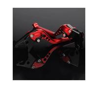 RORVECQ Leviers De Frein Et D'embrayage Réglables CNC Pour Moto Pour Triumph Pour Street Pour Triple R 765 2020 2021 2022 2023 2024(ROUGE,177mm)