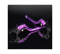 RORVECQ Leviers De Frein Et D'embrayage Réglables CNC Pour Moto Pour Triumph Pour Street Pour Triple R 765 2020 2021 2022 2023 2024(Violet,177mm)