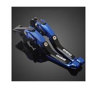 RORVECQ Leviers De Frein Et D'embrayage Réglables En Aluminium 5D Pour Moto Pour Triumph Pour Trident 660 2021-2023(Blue black)