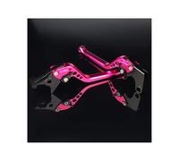 RORVECQ Leviers De Frein Et D'embrayage Réglables En Aluminium Pour Moto Pour Triumph Pour Speed 400/Scrambler 400X 2023-2025(Rose)