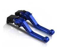 RORVECQ Leviers De Frein Et D'embrayage Réglables Pour Motos Pour TRIUMPH Pour SCRAMBLER 675 2006-2016 Pour STREET TRIPLE 2008-2016(Bleu)