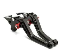 RORVECQ Leviers De Frein Et D'embrayage Réglables Pour Motos Pour TRIUMPH Pour SCRAMBLER 675 2006-2016 Pour STREET TRIPLE 2008-2016(Noir rouge)
