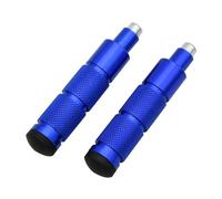 RORVECQ M8 CNC Pieds De Motocyclette En Aluminium Repose Pieds Cale Pieds Pédales Pour Motos Dirt Bikes ATV Scooter Etc(Bleu)