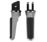 RORVECQ Moto Repose-pieds Avant Pédales Pour YAMAHA Pour NIKEN SCR950 XSR700 XSR900 XJ6 Pour DIVERSION FZ6 Pour FAZER MT-07 MT-09(GRIS)