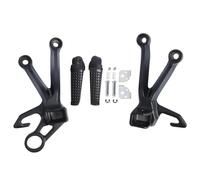 RORVECQ Motocyclette Repose-Pieds Arrière Pédales Support Accessoires Pour Suzuki GSXR1000 GSX R1000 2003 2004(Matte Black)