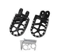 RORVECQ Motocyclette Repose-Pieds Pédales de Pied Pièces Pédale Pour Africa Pour Twin XRV 650 750 XRV650 XRV750 Accessoires Moto(NOIR)